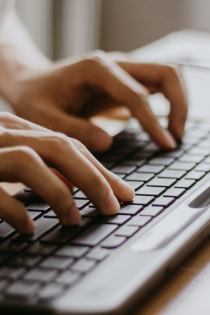 Closeup of Computer Keyboard